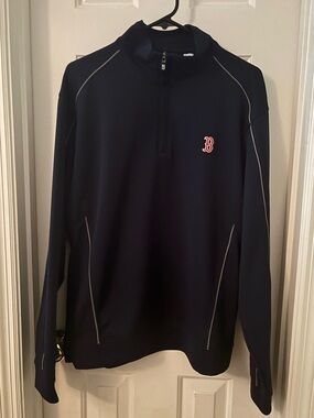 Cutter & Buck Boston Red Sox 1/4 zip pullover - size large
